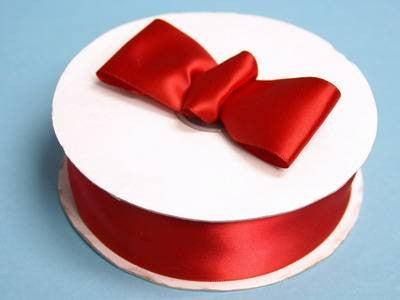 1.5" x 50 Yards Solid Satin Ribbon - Red