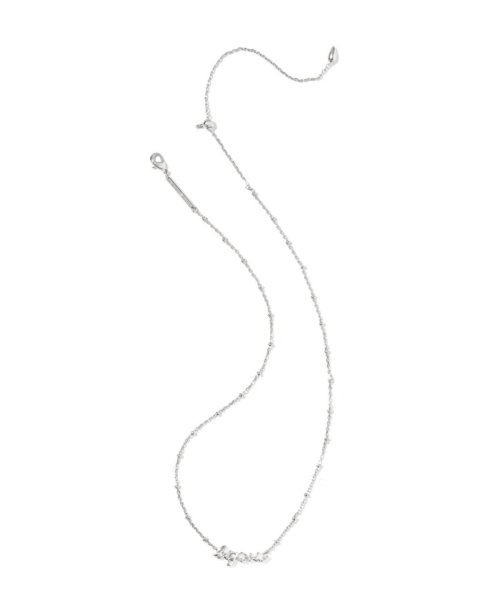 Big Sis Short Pndnt. Necklace in Silver Freshwater Cultured Pearl