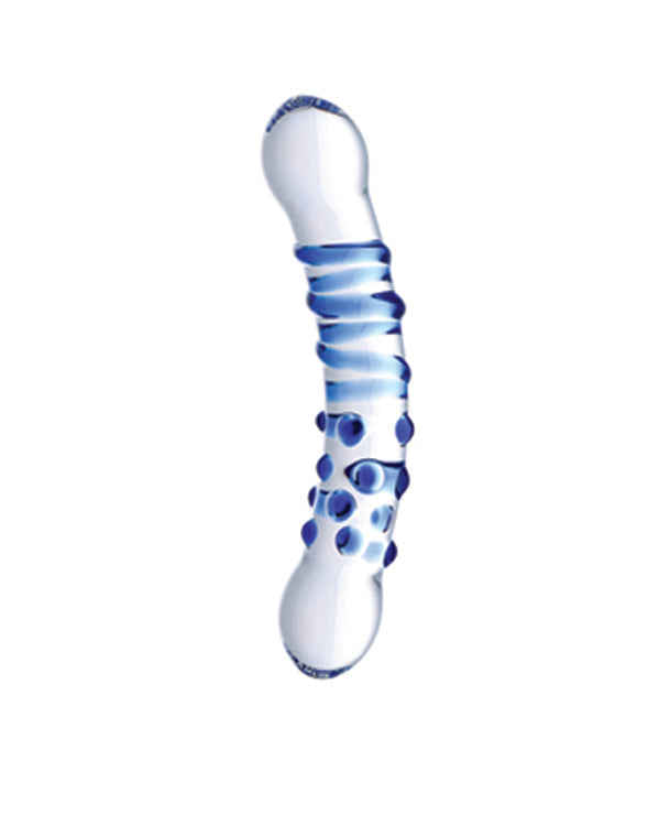 Blu Dual Ended Glass Dildo Image 1