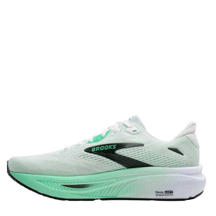 Brooks Men's Ghost 18 Running Shoes in White/Spring Bud/Spruce AW26