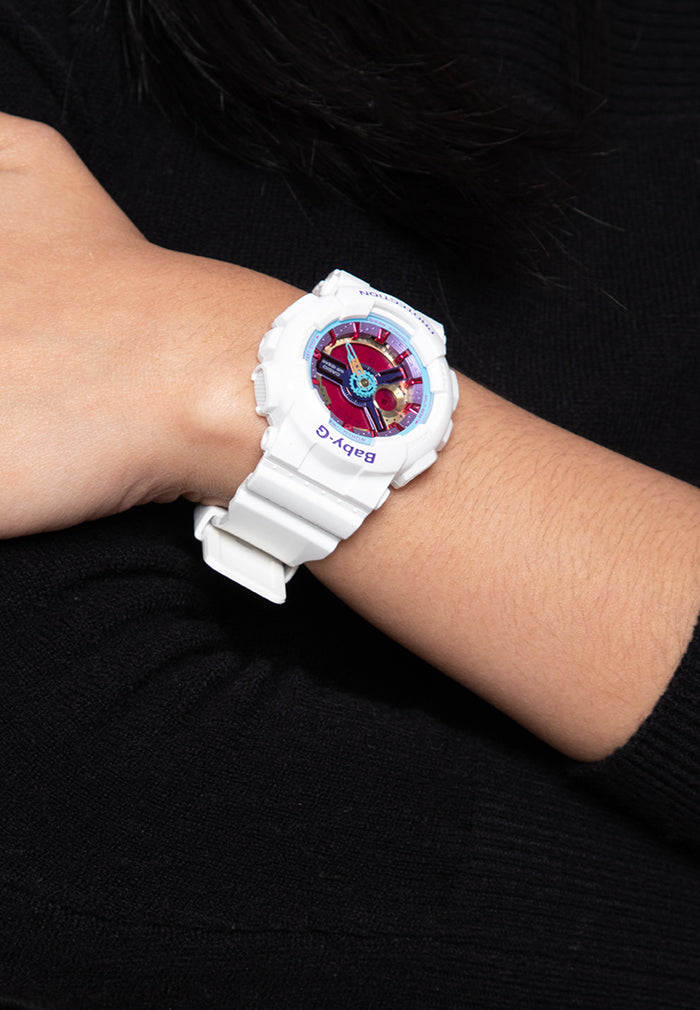 Casio Baby-g BA-112-7A Digital Analog Rubber Strap Watch For Women-Watch Portal Philippines