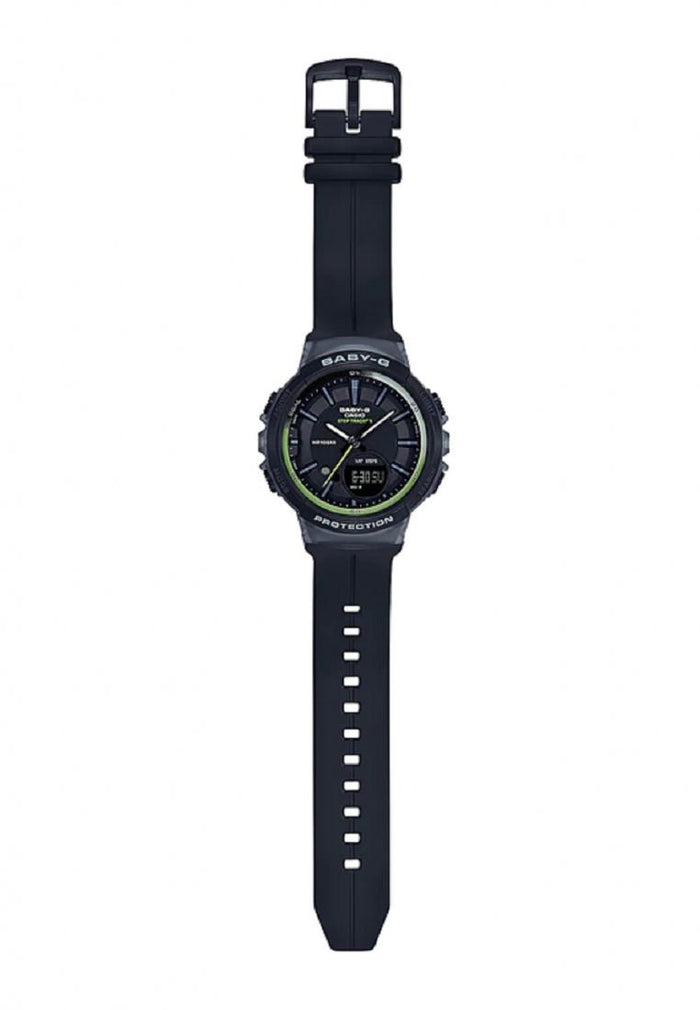 Casio Baby-g BGS-100-1A Digital Analog Rubber Strap Watch For Women-Watch Portal Philippines
