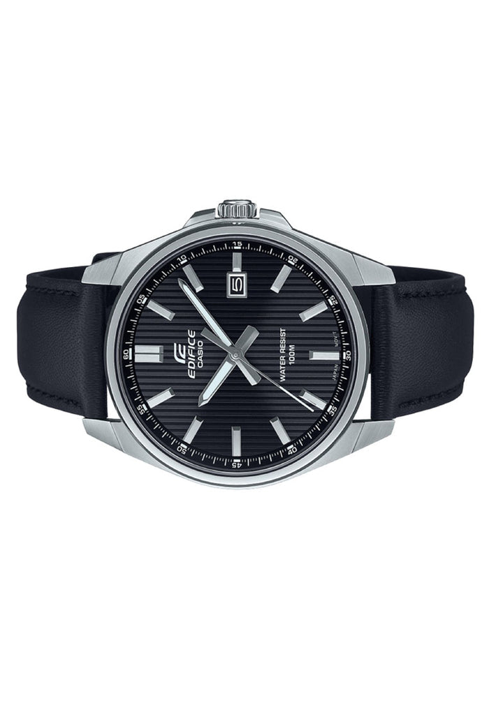 Casio Edifice EFV-150L-1A Analog Leather Strap Watch For Men-Watch Portal Philippines