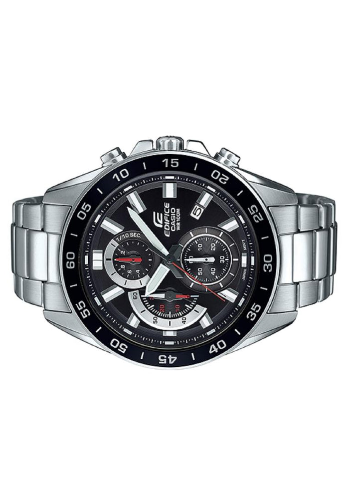 Casio Edifice EFV-550D-1A Chronograph Stainless Steel Strap Watch For Men-Watch Portal Philippines