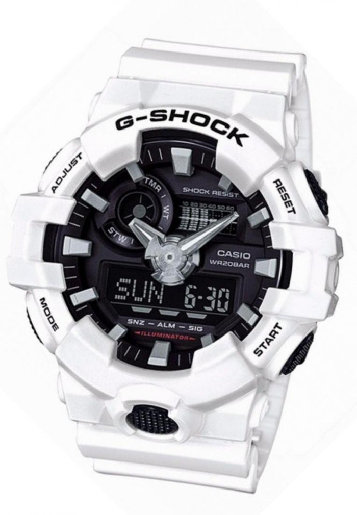 Casio G-shock GA-700-7A Digital Analog Rubber Strap Watch For Men-Watch Portal Philippines