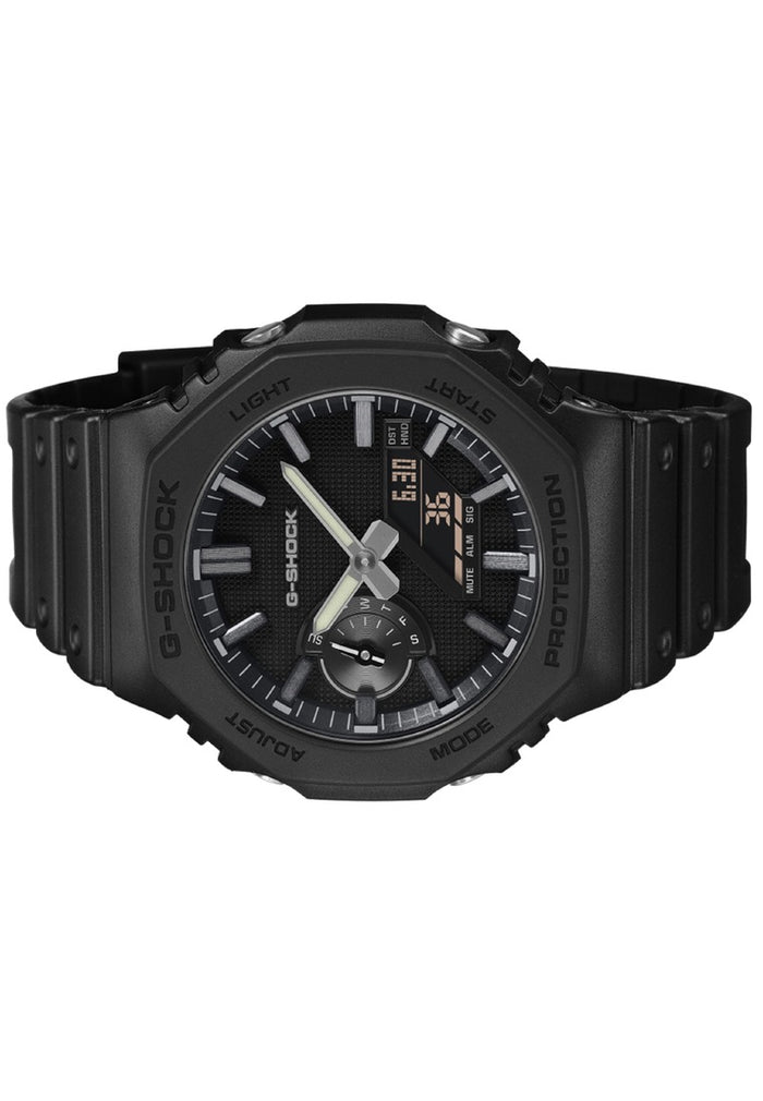 Casio G-shock "Luxe Black" Digital Analog Rubber Strap Watch for Men GA-2100LXB-1ADR-Watch Portal Philippines