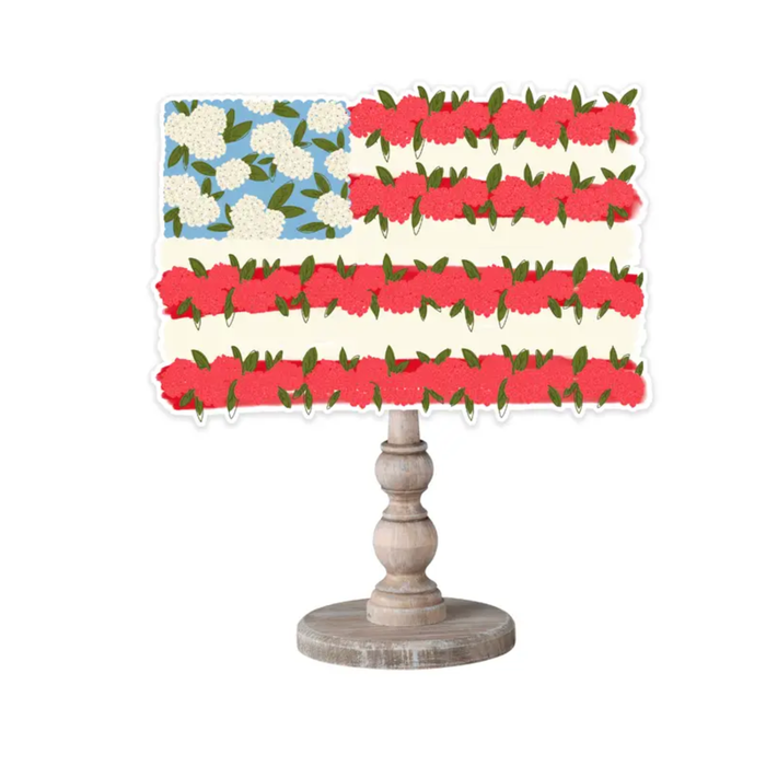 Doodles By Rebekah: Floral Flag • Topper + Attachment