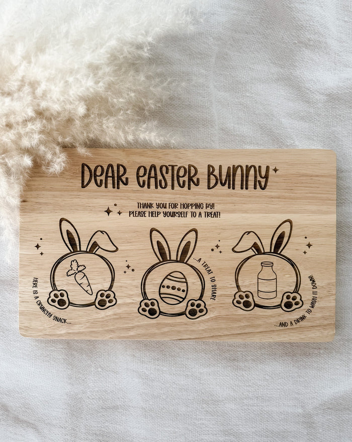 EASTER TREAT BOARD | Engraved Wood