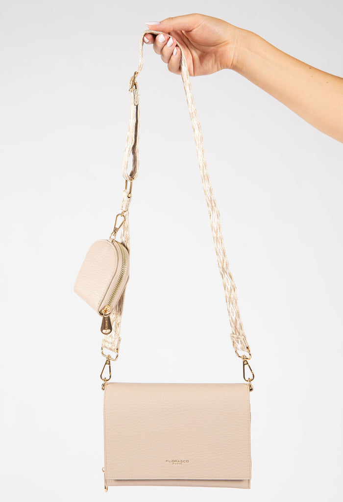 Faux Leather Crossbody Bag