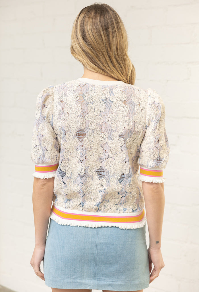Floral Embroidered Top