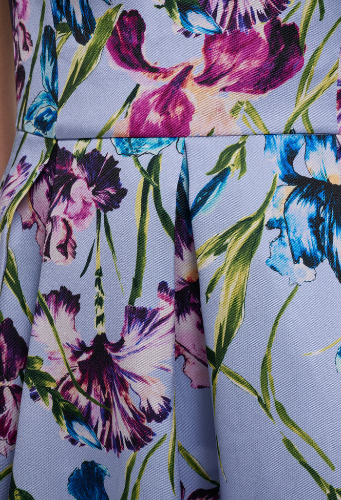 Floral Sleeveless Midi Dress
