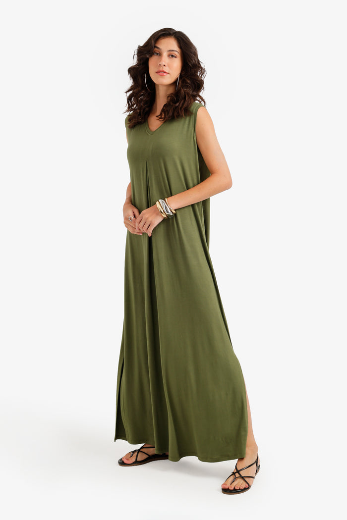Olive / S / Viscose