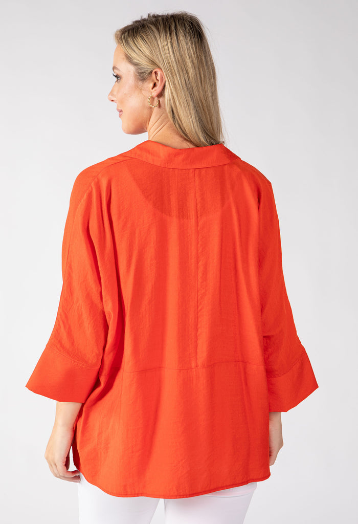 Guadalupe Linen Look Blouse