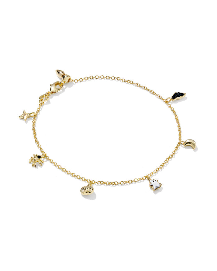 Halloween Delicate Bracelet in Gold Multi Mix