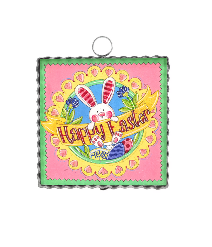 Happy Easter Bunny Charm