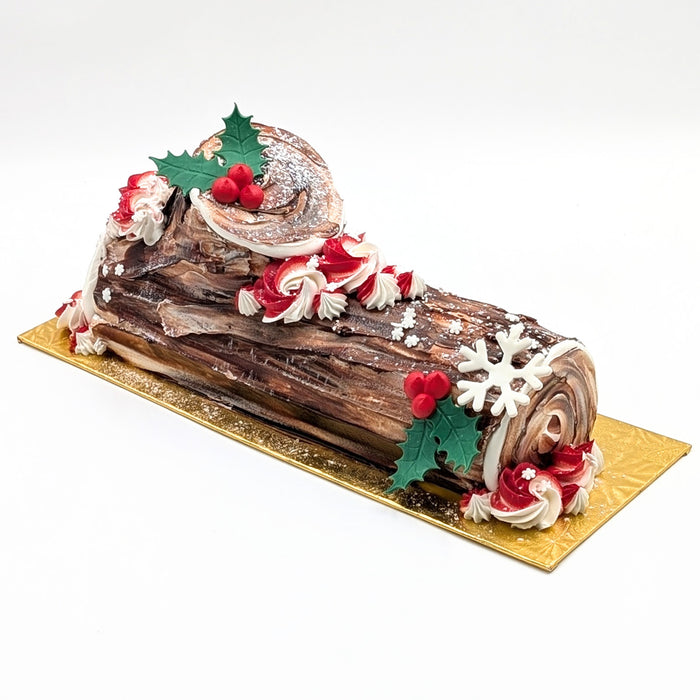 Large Yule Log - Peppermint