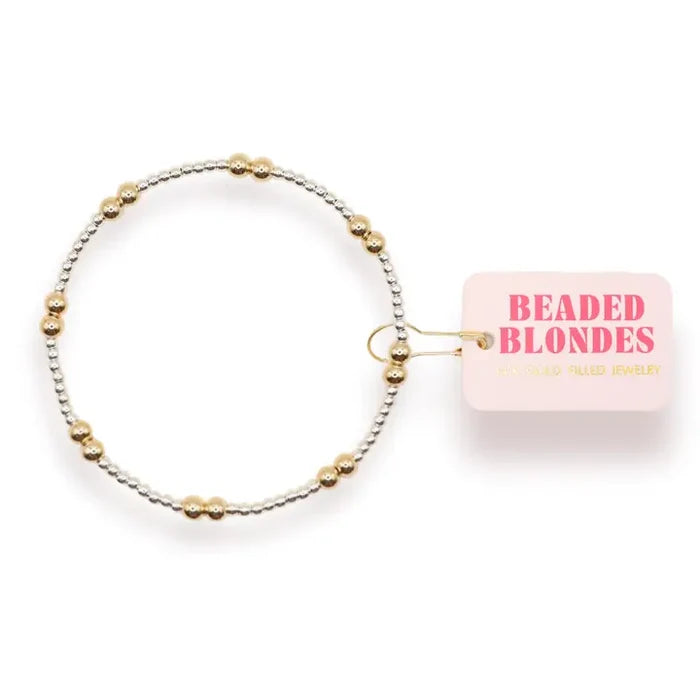 Leah Bracelet in Silver with Gold