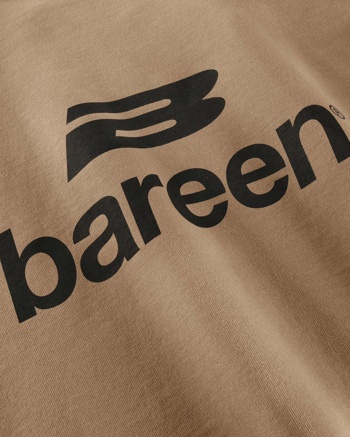 Logo Oversize Crewneck, Women - Mocha