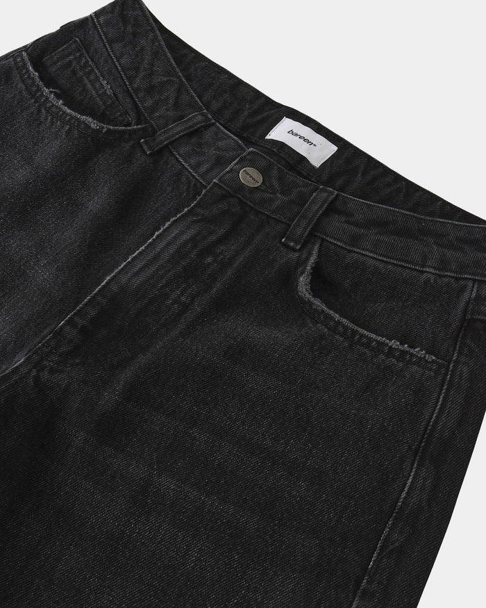 Loose Fit Jeans, Men - Black