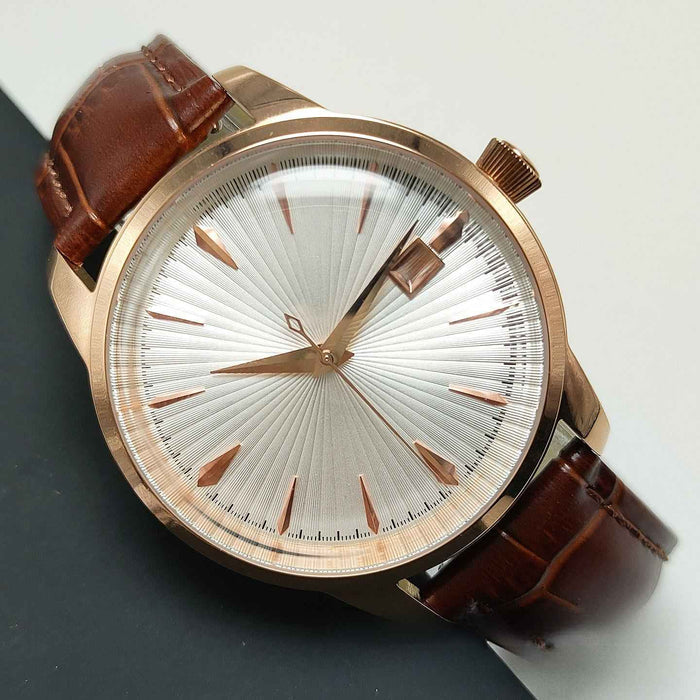 Men's Automatic Skeleton Watch – Stainless Steel, 50M Waterproof Cocktail Series