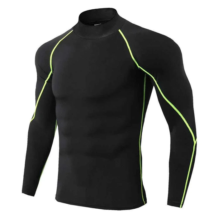 TC57 high collar black - green line / Xxxl