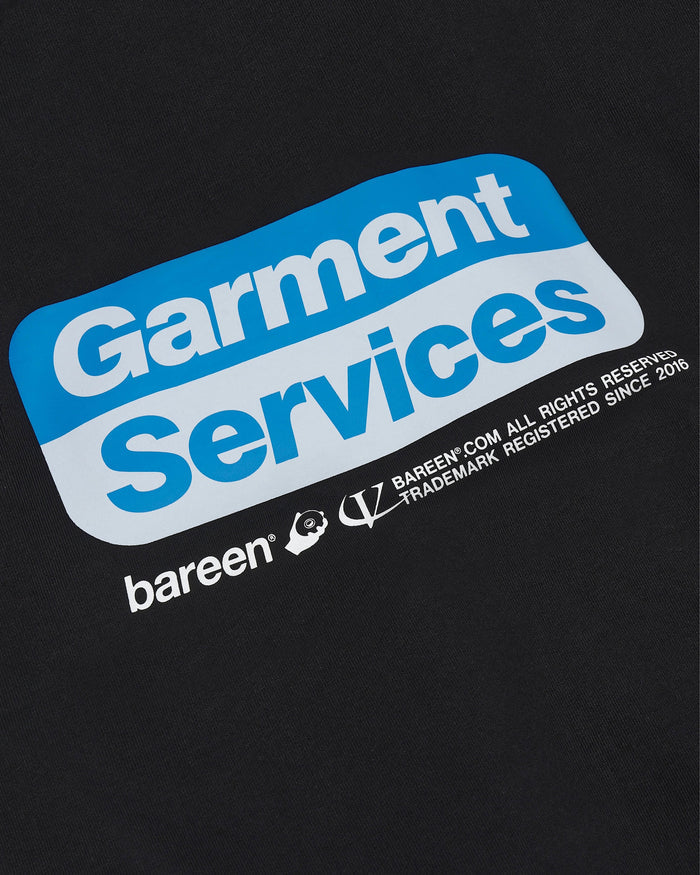 Oversized Zip Hoodie, Men - Garment Services - Black