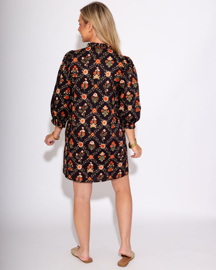 Peach Blossom Puff Sleeve Mini