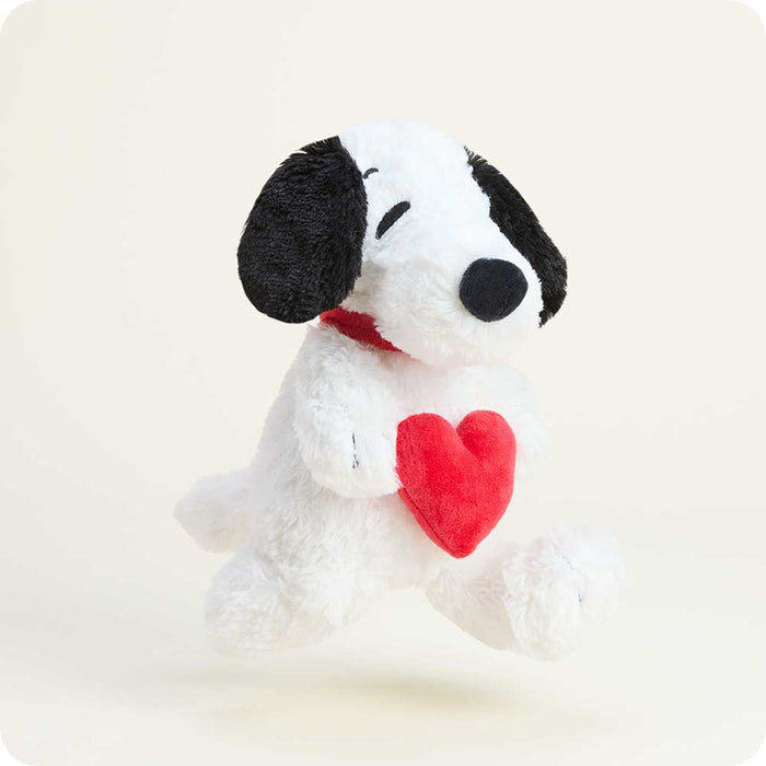 lavender scented microwavable red heart snoopy warmies stuffed animal