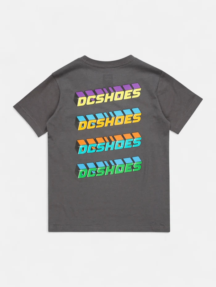 Remera DC Niño Pile Up Gris