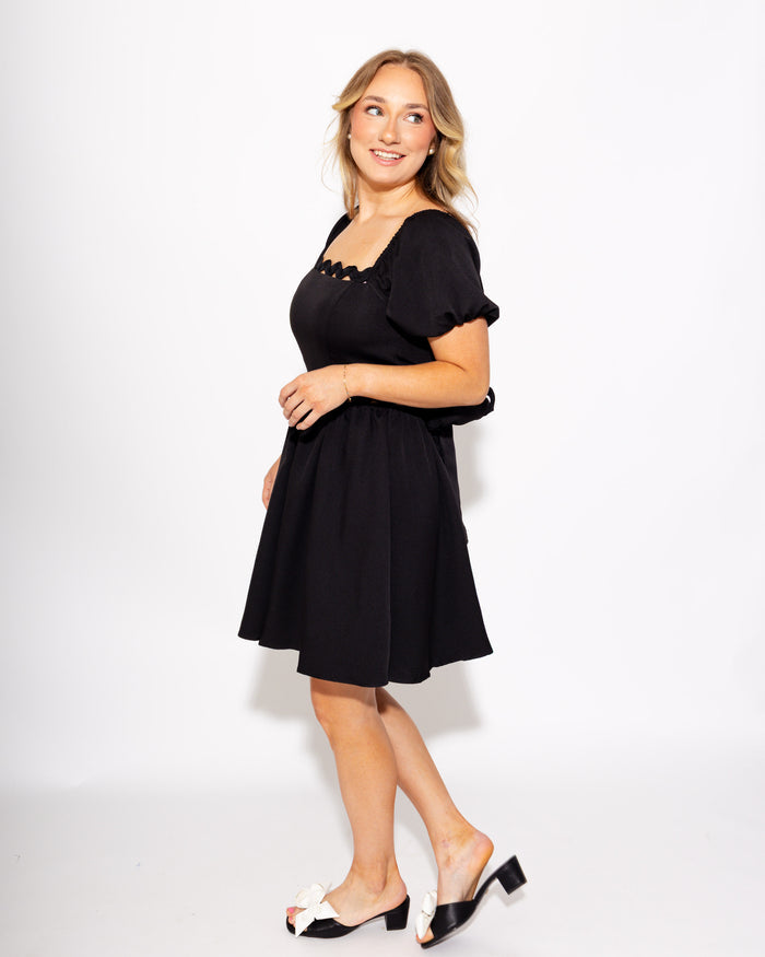 Ric Rac Trim Bow Tie Mini