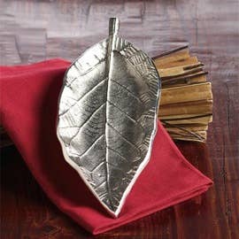 Sliver Leaf Tray