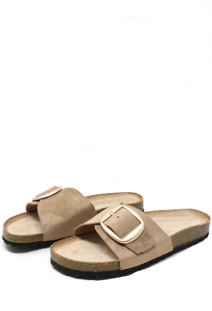 Soft Gold Buckle Slide
