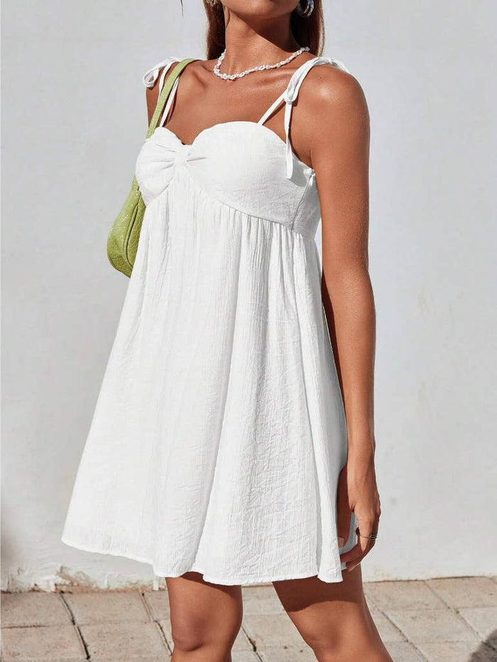 Solid Color Mini Cami Dress