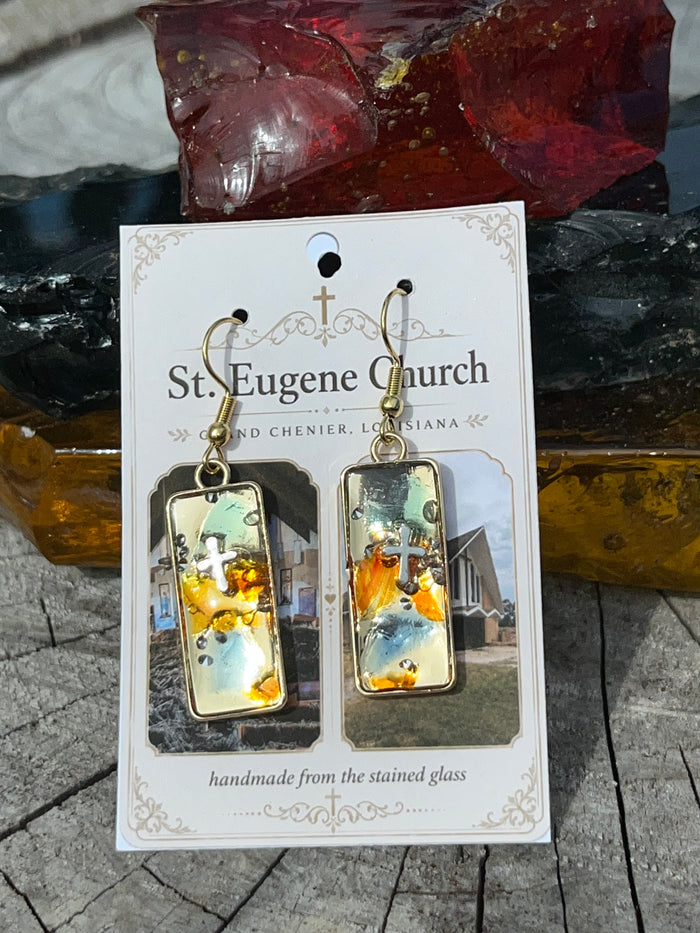 St. Eugene Church Stained Glass Cuff Links