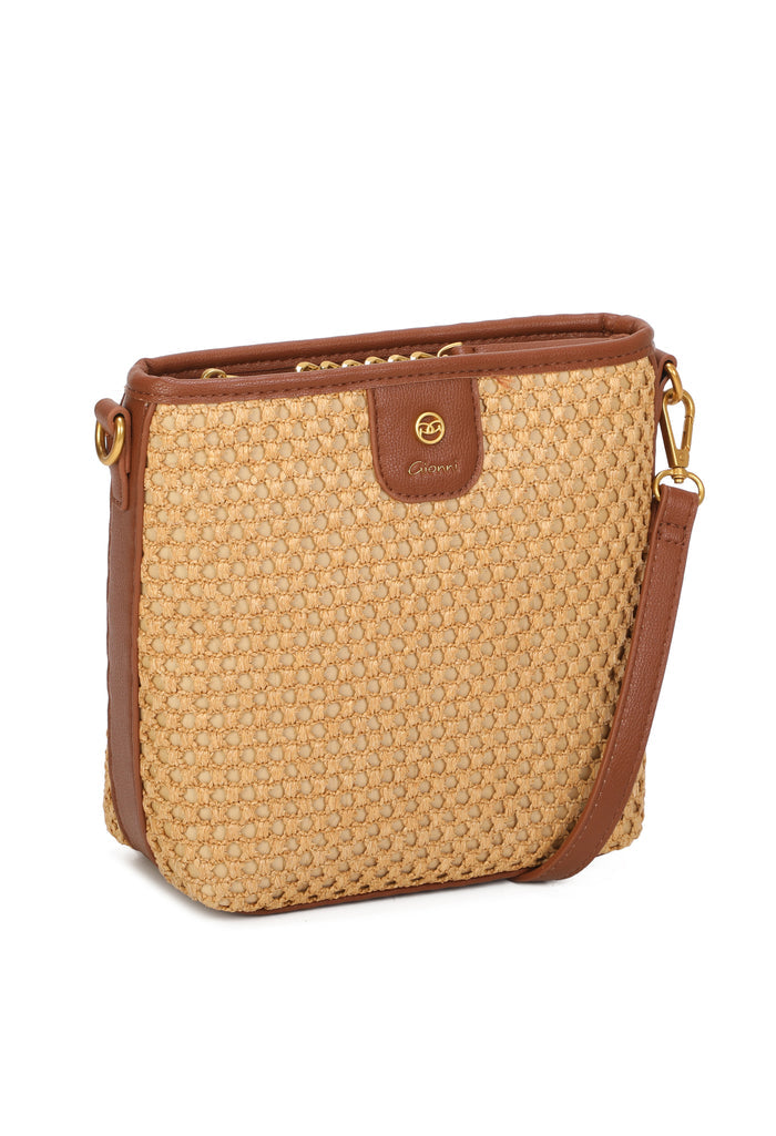 Straw Crossbody Bag