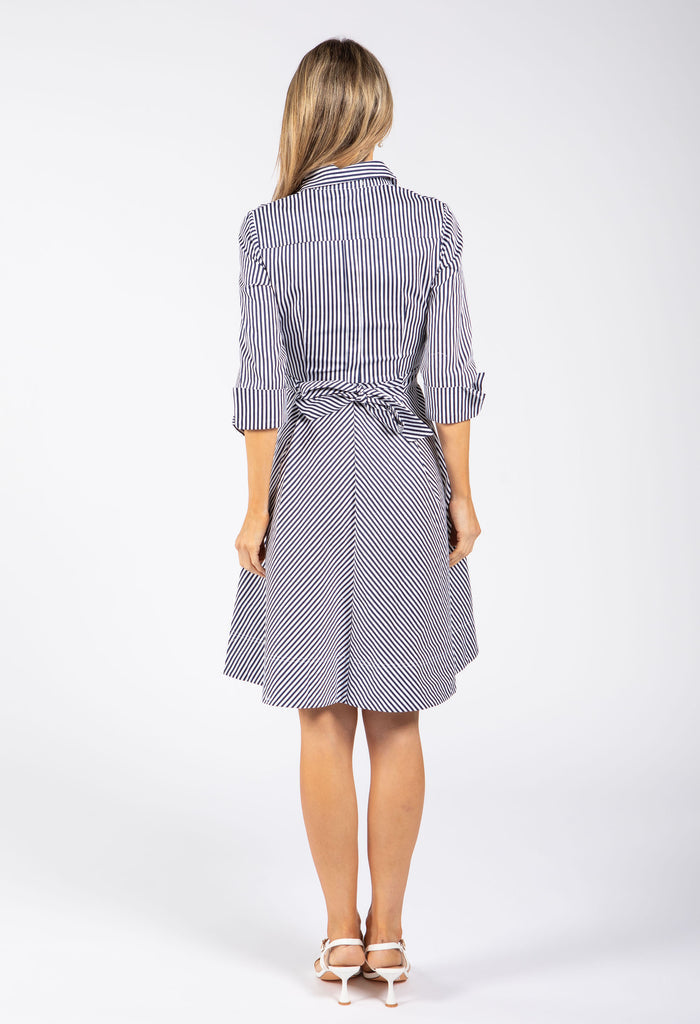 Striped Shirt Dress