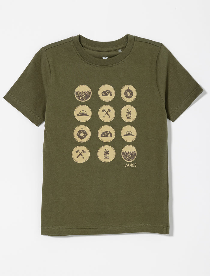 T-shirt imprimé en coton bio - petit garçon