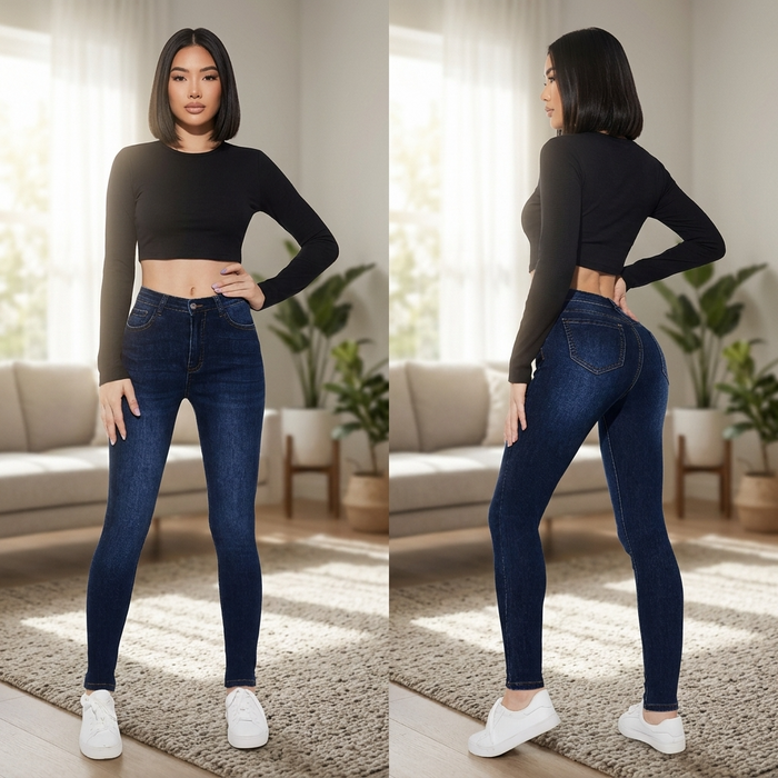 Women's High Waist Stretch Slim Pencil Pants