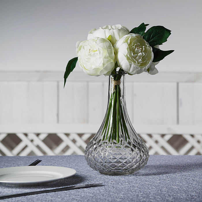 Artificial Silk Peonies, Peony Bouquet, Wedding Flower Bouquet