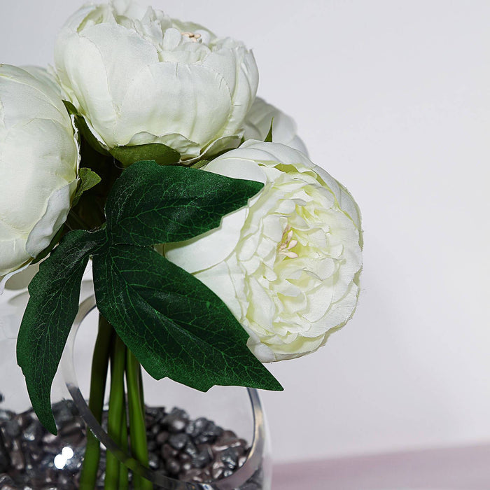 Artificial Silk Peonies, Peony Bouquet, Wedding Flower Bouquet