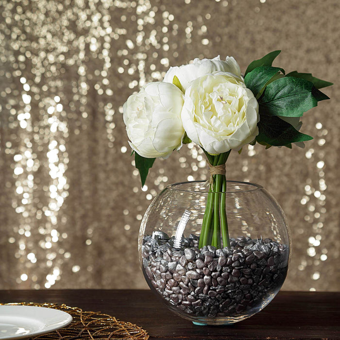 Artificial Silk Peonies, Peony Bouquet, Wedding Flower Bouquet