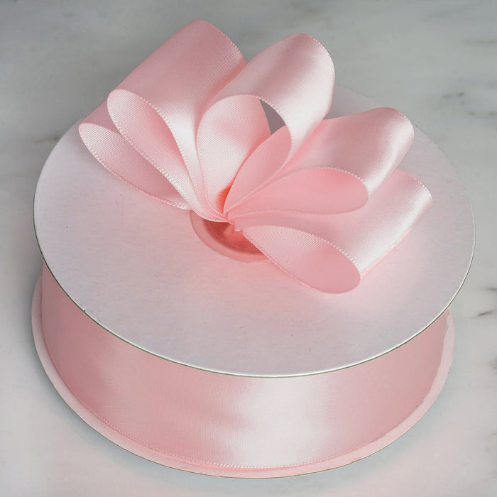 1.5" x 50 Yards Solid Satin Ribbon - Blush