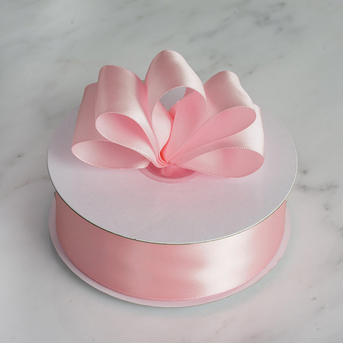 1.5" x 50 Yards Solid Satin Ribbon - Blush