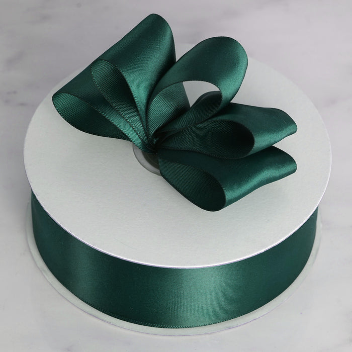 1.5" x 50 Yards Solid Satin Ribbon - Hunter Green