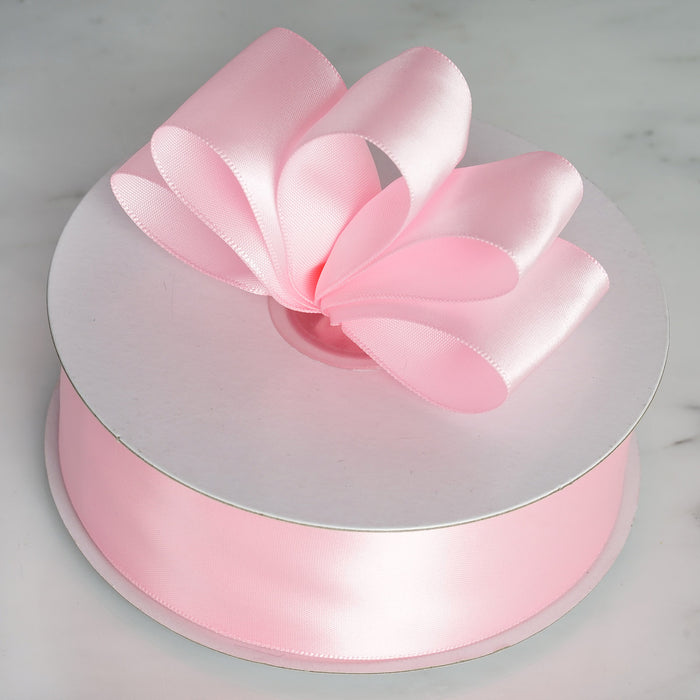 1.5" x 50 Yards Solid Satin Ribbon - Pink