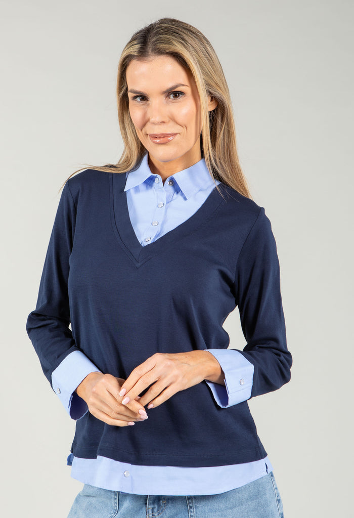 2 in 1 Shirt Top