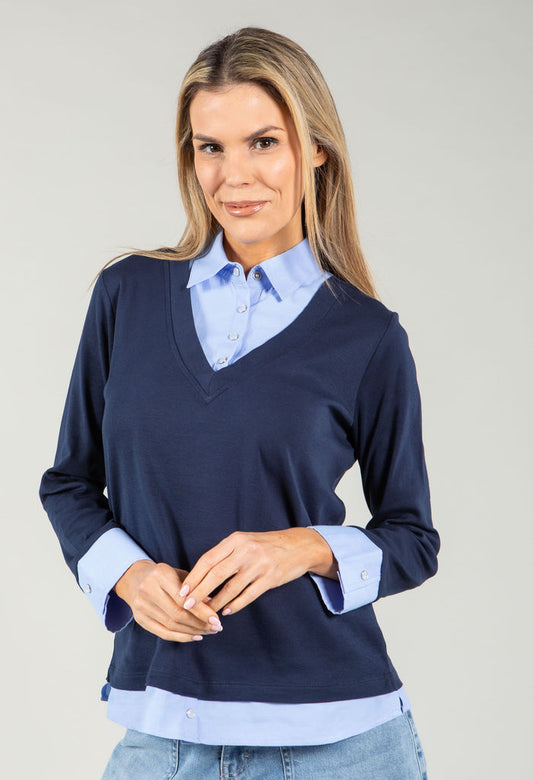 2 in 1 Shirt Top