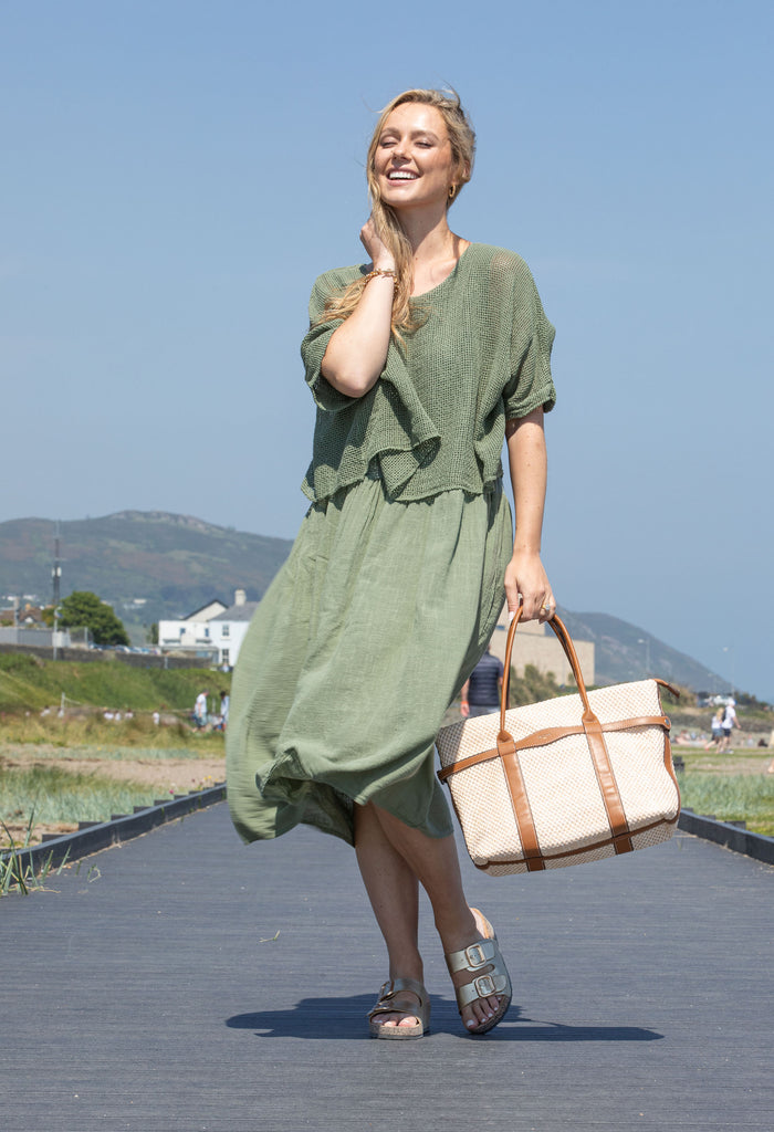 2 in 1 Summer Midi Dress