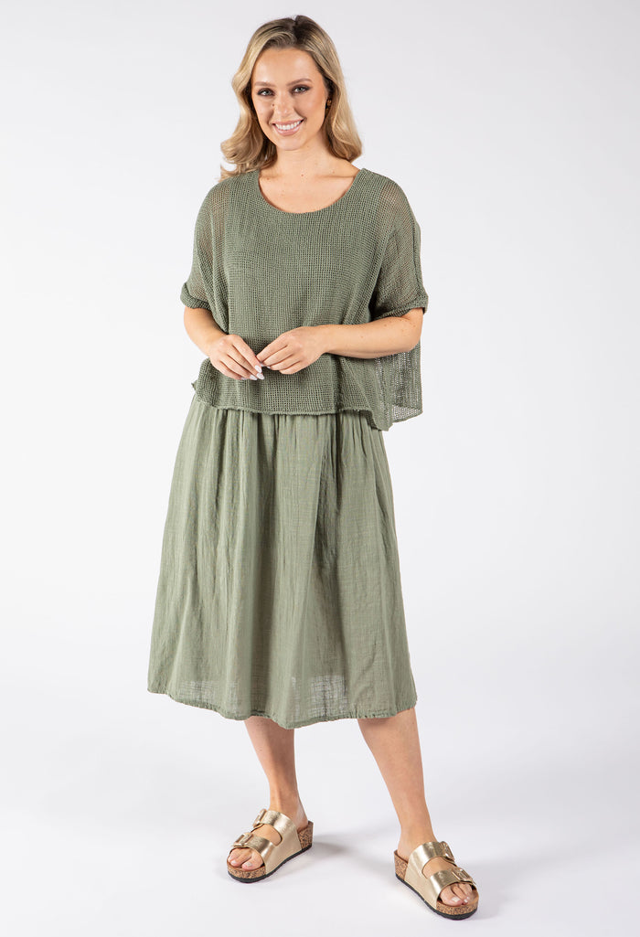 2 in 1 Summer Midi Dress