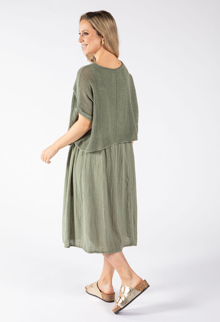 2 in 1 Summer Midi Dress
